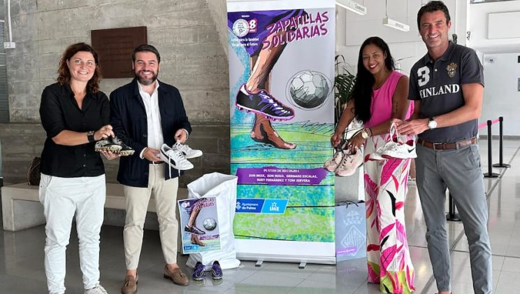 Palma se suma a la campaña ‘Zapatillas solidarias’ con cinco puntos de recogida en los polideportivos municipales