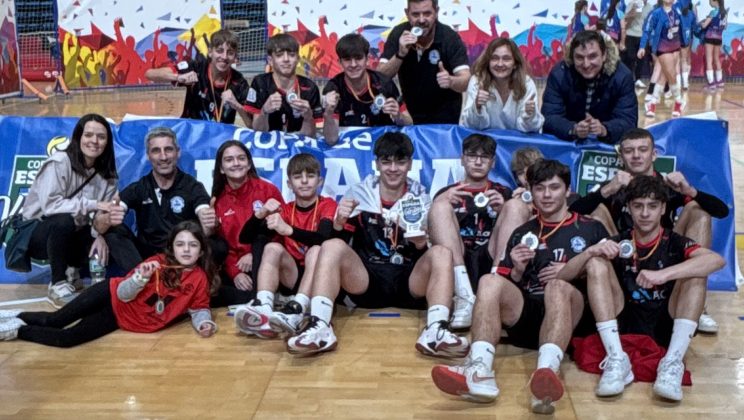 Doble podio balear en la Copa de España 2024 de Voleibol