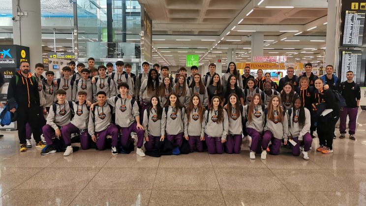 La expedición balear parte hacia Huelva para disputar el Nacional Infantil y Cadete