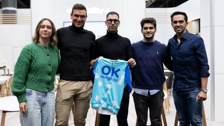 Alberto Contador y OK Mobility presentan su equipo ciclista para la Mallorca 312 en FITUR