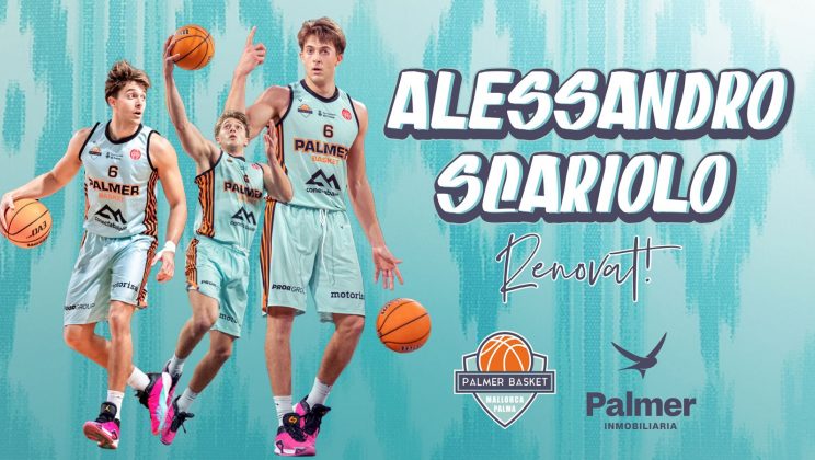 Alessandro Scariolo es jugador del Palmer Basket Mallorca Palma para las dos próximas temporadas.