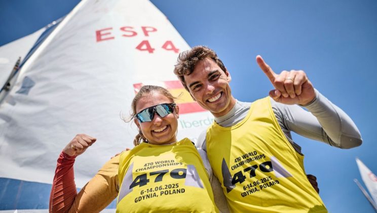 Recepción a Marta Cardona, campeona del Mundo de 470 Mixto junto a Jordi Xammar