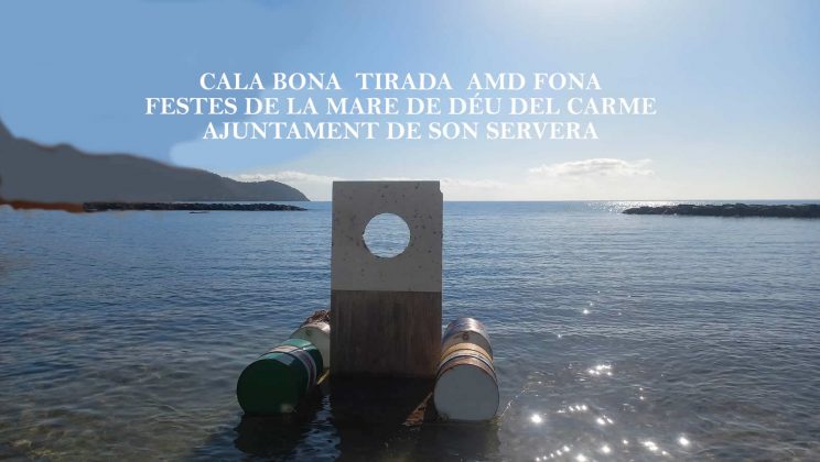 UN AÑO MAS SE HA CELEBRADO EN LA PLAYA DE CALA BONA  LA TIRADA DEL MAR PUNTUABLE PARA EL CAMPEONATO DE MALLORCA MODALIDAD PIEDRA