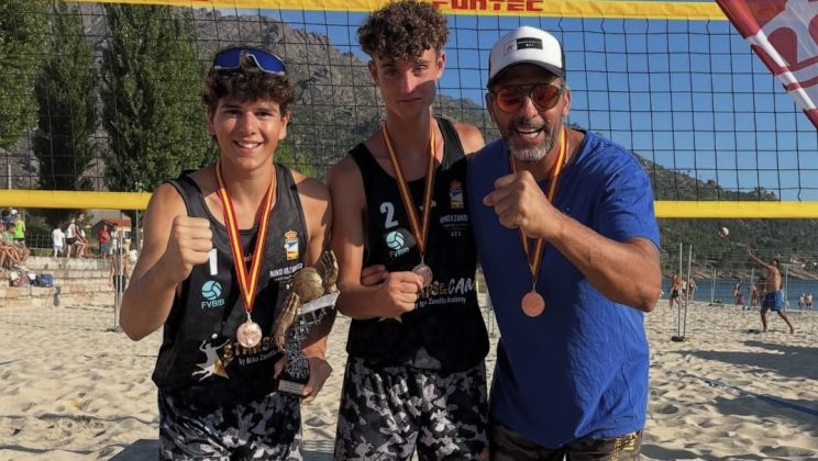 La pareja balear Flequer/Andreu, tercera de España en el Campeonato de España de vóley playa Sub19