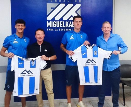 Presentación de Julian Rivas y Iván López como nuevos jugadores del CD Atlético Baleares