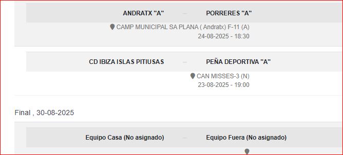 COPA R.F.E.F., ELIMINATORIAS