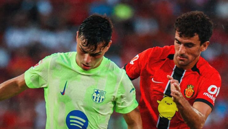 Un Mallorca valiente cae ante un Barça efectivo tras dos expulsiones que marcaron el rumbo del partido