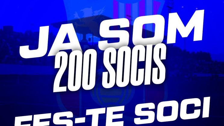 U.D. Poblense. Supera los 200 Socios