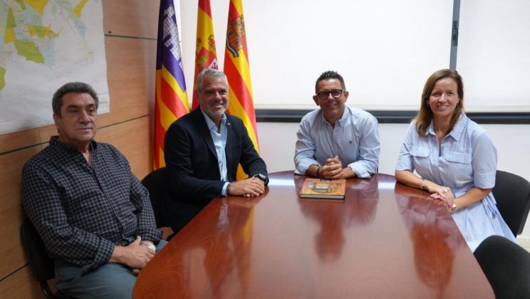 El presidente de la FFIB se reúne con el alcalde de Eivissa para impulsar nuevos proyectos deportivos