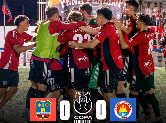 Formentera tumba a la SD Ibiza en los penaltis y sueña con la Copa del Rey