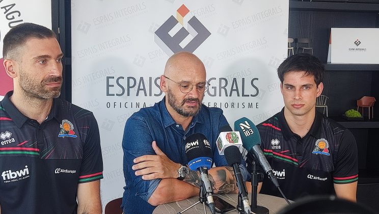 Presentación de Osvaldas Matulionis y Lucas Capalbo jugadores del Fibwi Palma Básquet Mallorca