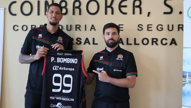 Pedro Bombino, presentado oficialmente como jugador del Fibwi Mallorca Bàsquet Palma