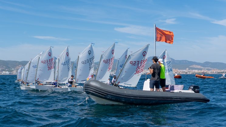 El VIII Trofeo Mestre Rafel ve brillar un año más a los jóvenes regatistas de Optimist