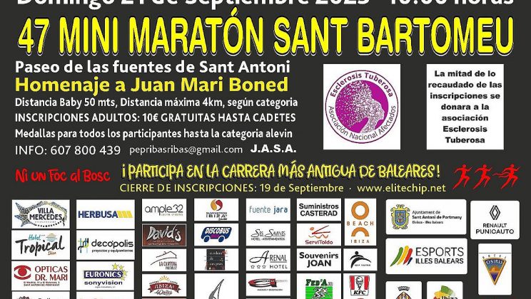 47ª Mini Maraton Sant Bartomeu 2025