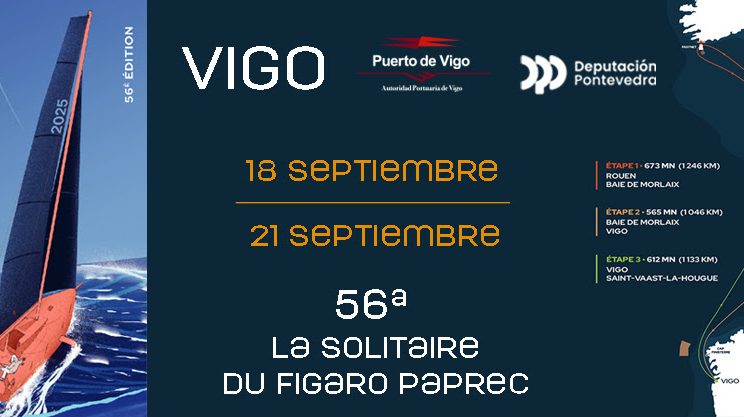 Charlotte Yven lidera la flota de La Solitaire du Figaro Paprec en las últimas 80 millas hacia Vigo