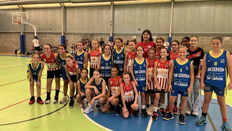 SÁBADO DÍA 27 EL BALONCESTO MANACOR ORGANIZÓ UN TRIANGULAR DE MINIBÁSQUETE FEMENINO