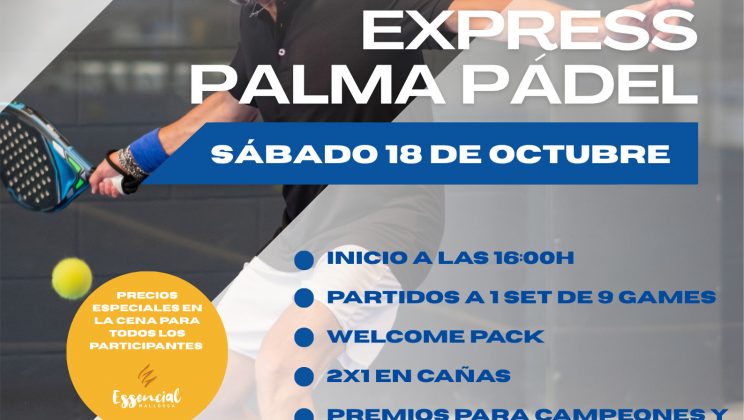 ¡Torneo Express en Palma Pádel!