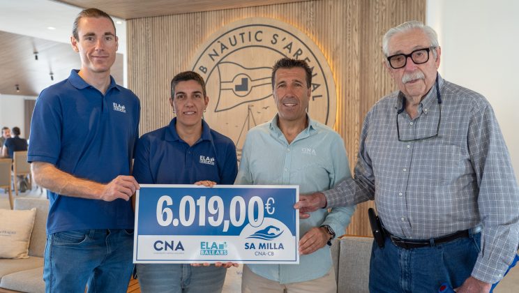 Sa Milla de natación del CN S’Arenal recauda más de  6.000 euros para ELA Balears