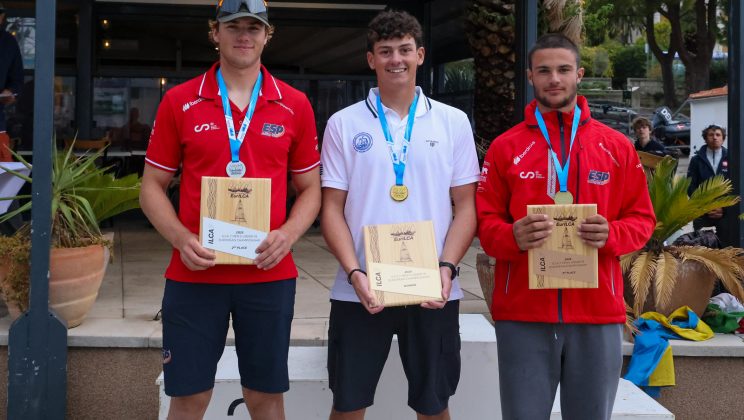 Karol Krupski, del CVPA, subcampeón del europeo Sub-19 de ILCA 7 disputado en Split