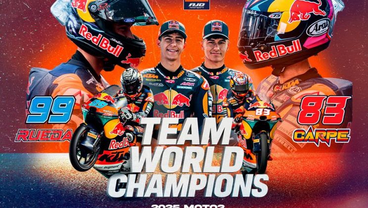 Red Bull KTM Ajo se convierte en Campeón del Mundo por Equipos de Moto3 en 2025