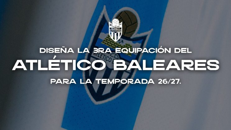 El CD Atlético Baleares invita a su afición a diseñar la tercera equipación para la temporada 26/27