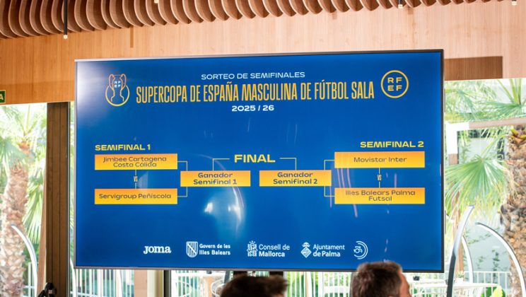 El Movistar Inter será el rival del Illes Balears Palma Futsal en la semifinal de la Supercopa de España.