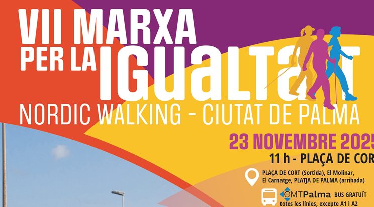 VII MARCHA POR LA IGUALDAD- NORDIC WALKING CIUTAT DE PALMA