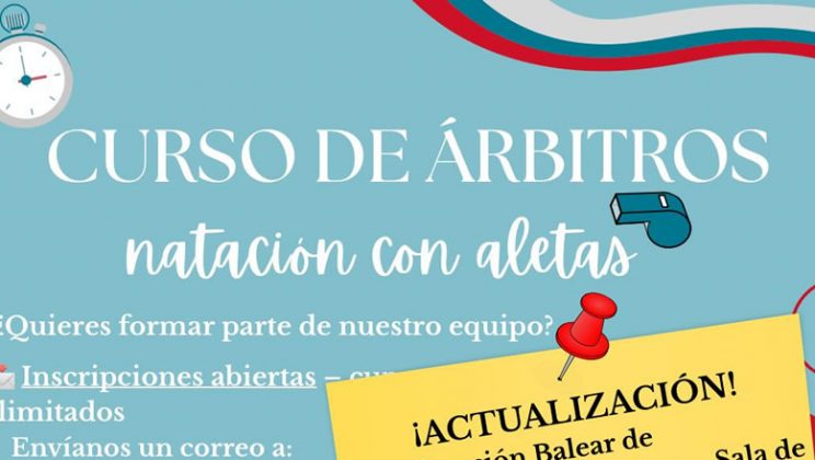 FBDAS. CURSO DE ÁRBITROS  NATACIÓN CON ALETAS