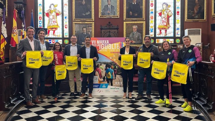 La bahía de Palma acogerá este domingo la VII Marcha por la Igualdad – Nordic Walking Ciutat de Palma