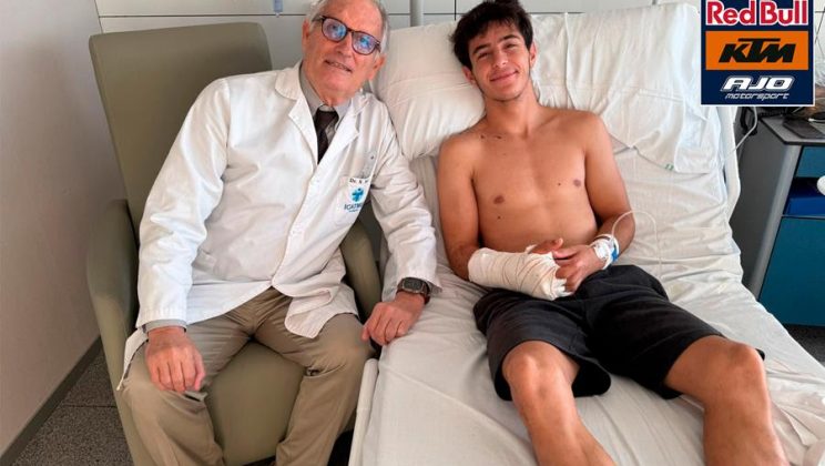 José Antonio Rueda se somete con éxito a una cirugía de mano en Barcelona.