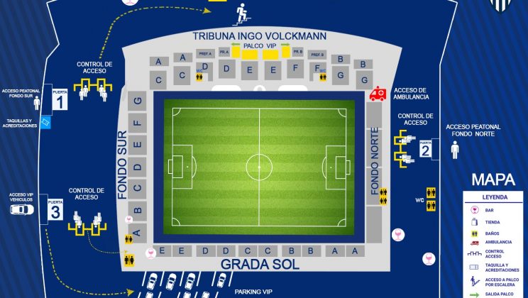 Guía de acceso al Estadio Balear | Copa del Rey