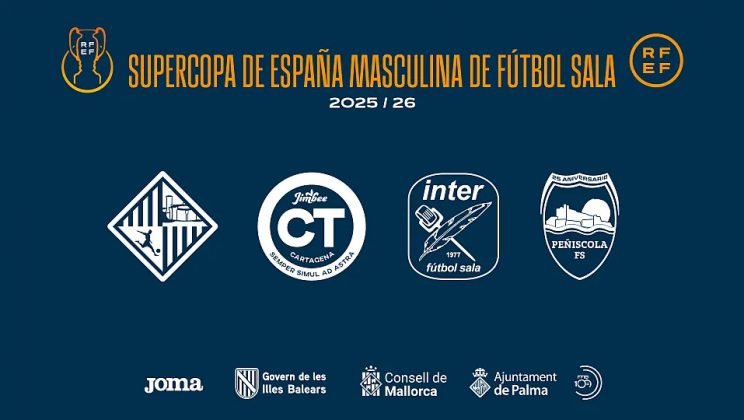 A la venta las entradas para la Supercopa de España masculina de fútbol sala