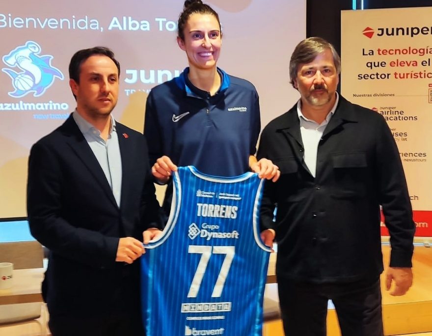 Presentación de Alba Torrens como jugadora del Azul Marino Mallorca Palma