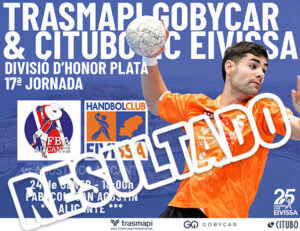 Dura derrota en Alicante del  Trasmapi Gobycar & Citubo HC Eivissa  que obliga a reaccionar