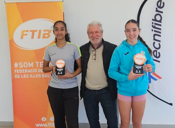 THIARA VALLMITJANA Y DANIEL ENRÍQUEZ CAMPEONES DE IBIZA Y FORMENTERA INFANTIL