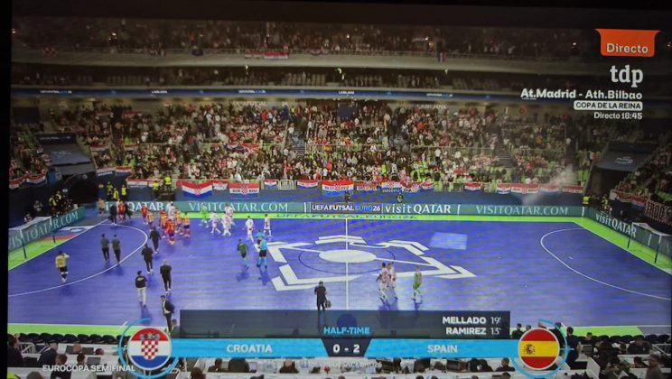 ESPAÑA ESTARA EN LA FINAL DEL EUROPEO DE FUTBOL SALA AL DERROTAR A CROACIA POR 2-1