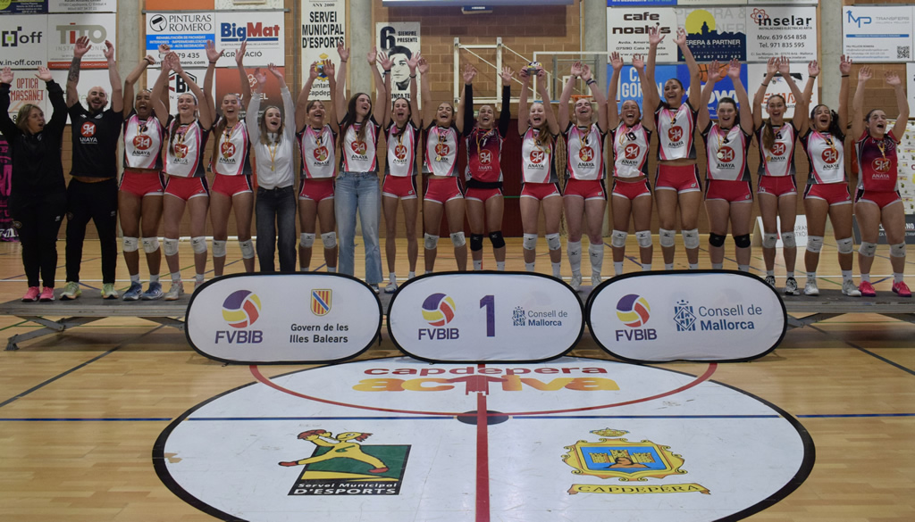 El CV Mayurqa y el CV Pòrtol, campeones de Baleares juvenil