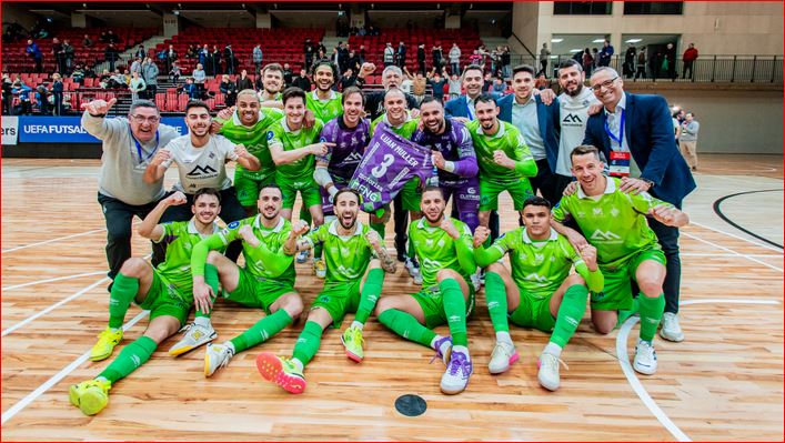 El Palma Futsal sufre en Letonia, pierde su invicto europeo, pero estará en la Final Four para defender su corona