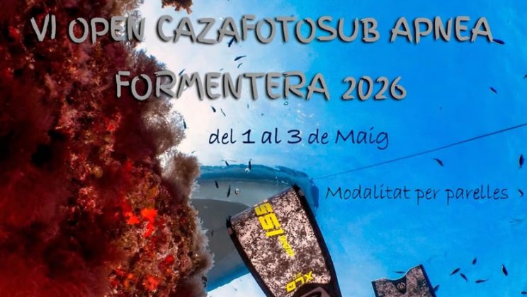 VI Open Cazafotosub Apnea Formentera 2026, 1 al 3 mayo 2026