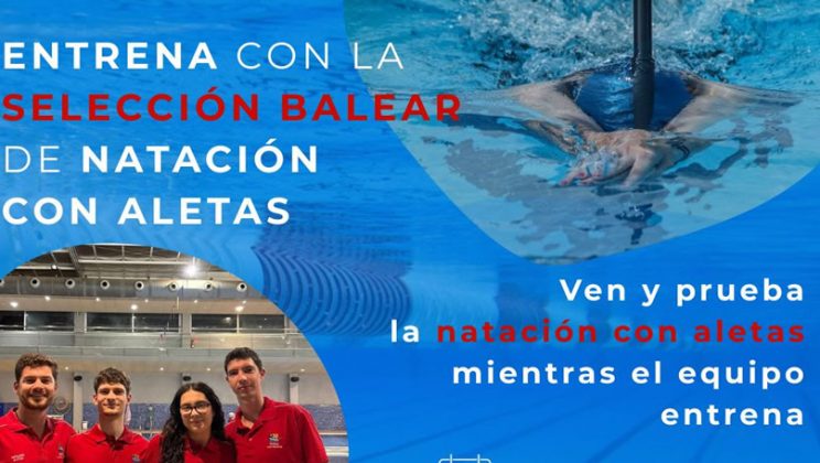 Entrena con la Selección Balear de Natación con Aletas en Mallorca
