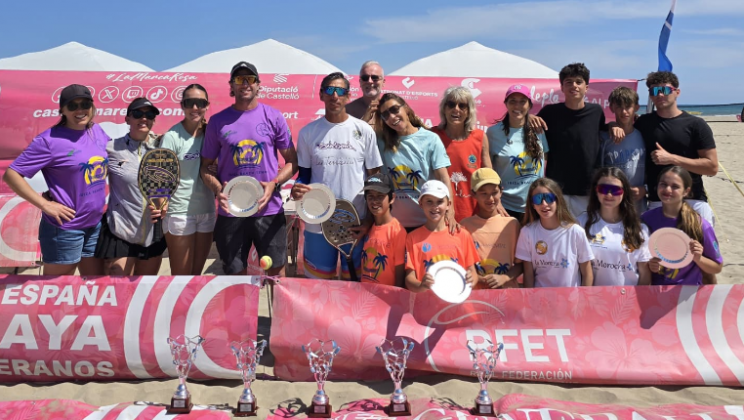 GRAN ACTUACIÓN BALEAR EN EL CAMPEONATO DE ESPAÑA DE TENIS PLAYA EN JUVENILES Y VETERANOS