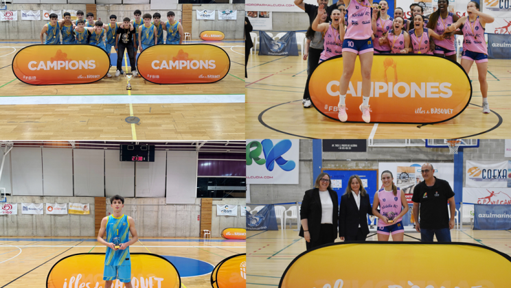 Alcúdia BC y Mon Port CB Andratx levantan los Campeonatos de Baleares Gobycar Júnior