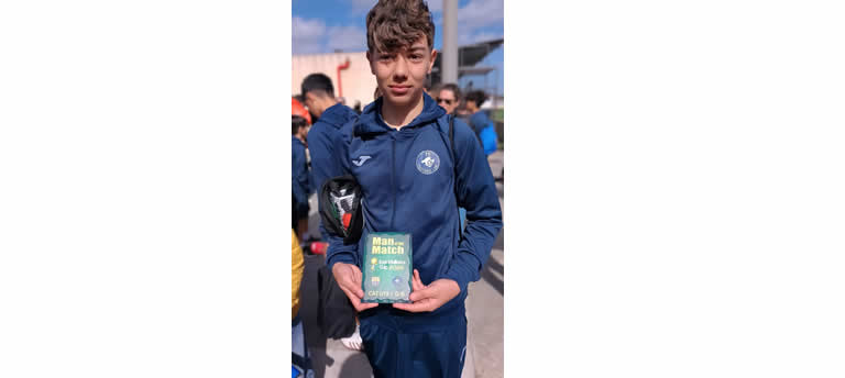 MVP en East Cup Mallorca: Juan Blas Perona  “La Muralla” brilla con TS Football Lab en Porto Cristo.