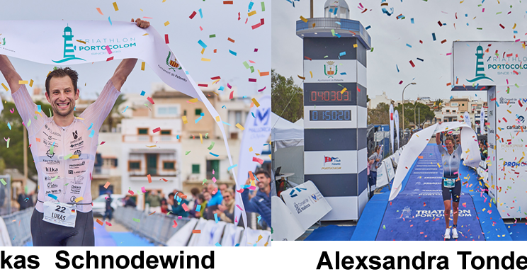 La belga Tondeur y el alemán Schnödewind logran la victoria en el Triathlon de Portocolom 2026  Koivula y Rossignon ganaron en la distancia 55.5