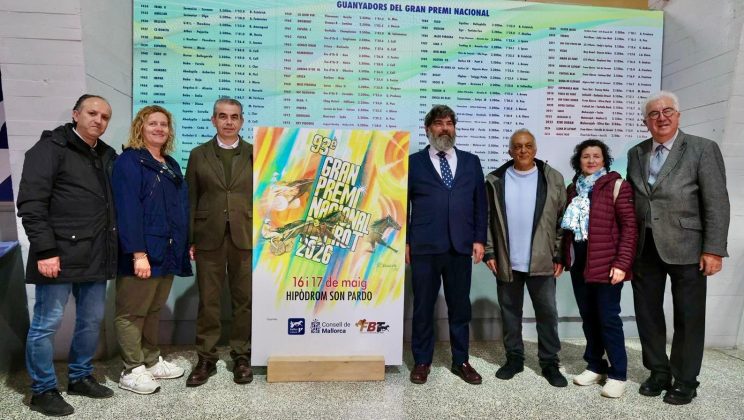 El Consell de Mallorca presenta el cartell oficial del Gran Premi Nacional de Trot 2026, que se celebrarà el 17 de maig a Son Pardo