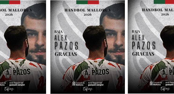  Alex Pazos baja en el Handbol Mallorca