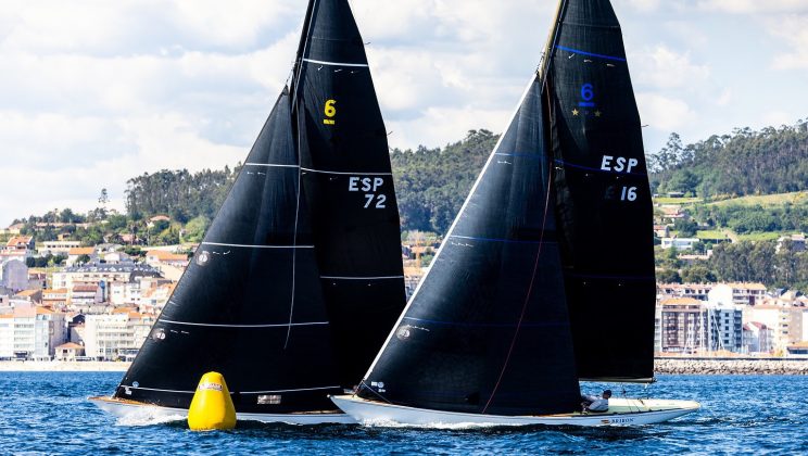 Bribon y Moura ganan la tercera serie del Trofeo Xacobeo en Sanxenxo.