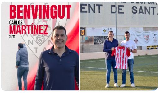 Carlos Martínez, nuevo entrenador del CE Santanyí.