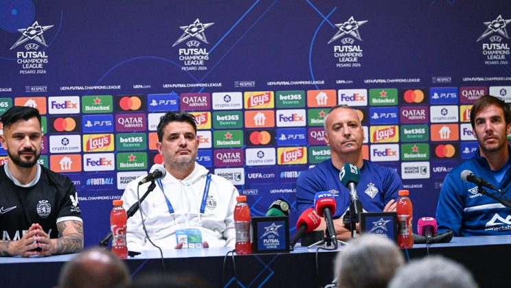 Rueda de prensa previa a la final de la UEFA Futsal Champions League