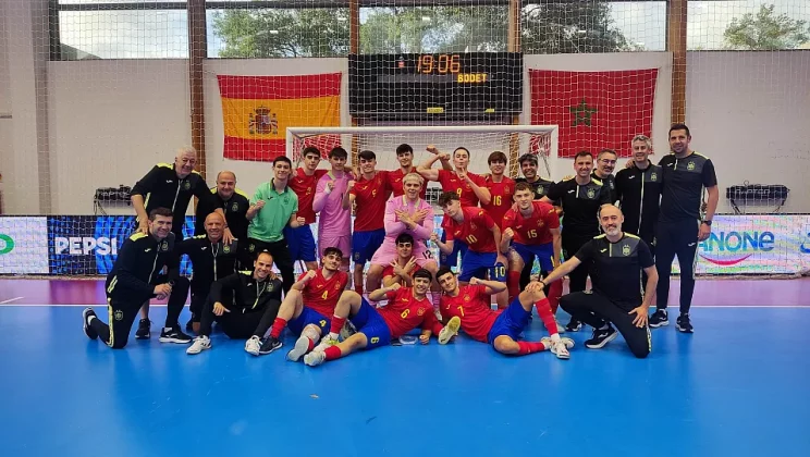 Sub-19 fútbol sala ; Otra goleada para despedirse de Marruecos (1-5)